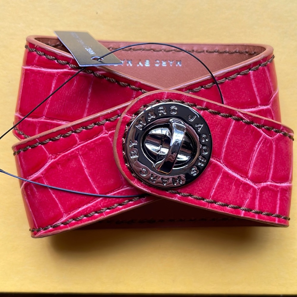 Marc By Marc Jacobs leather bracelet